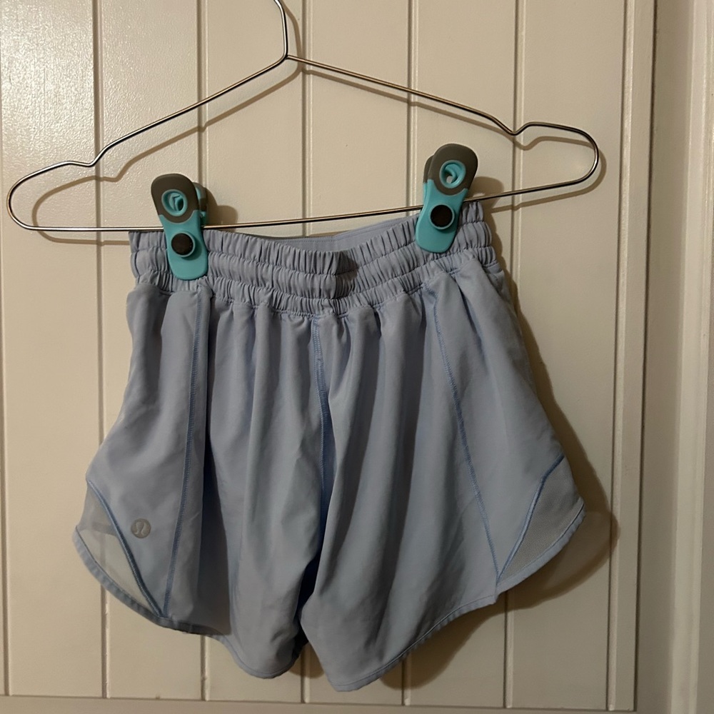 Light blue Lululemon shorts